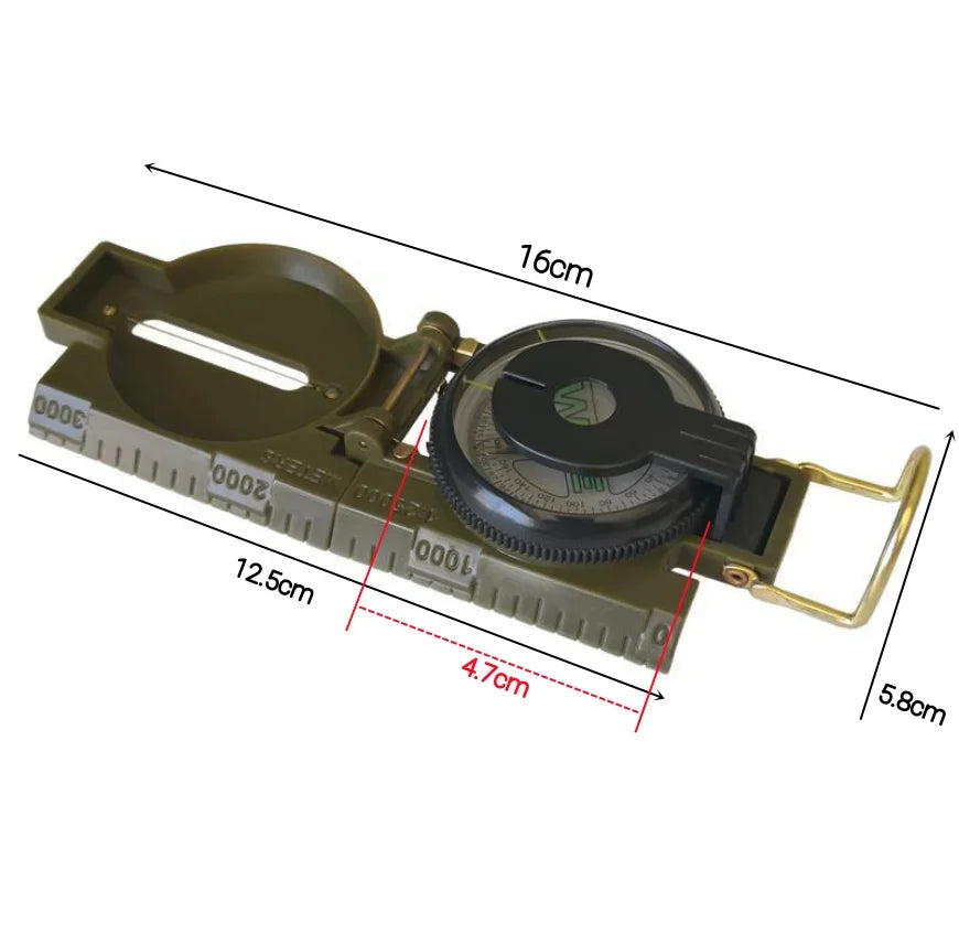 Folding Military Compass