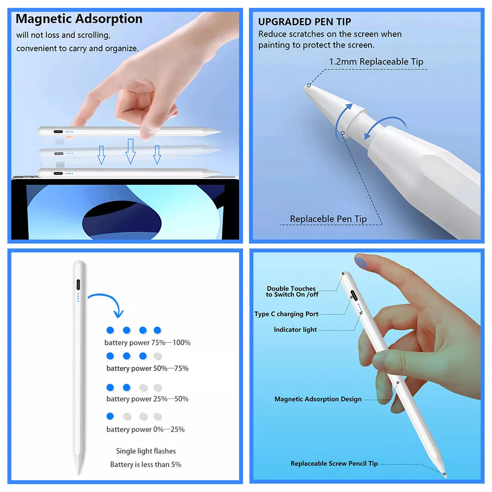 Apple Stylus For iPad Accessories 2018 - 2022