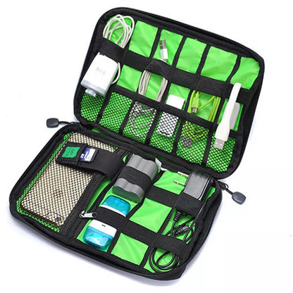 Outdoor Travel Kit Waterproof Nylon Cable Holder Organizer Bag