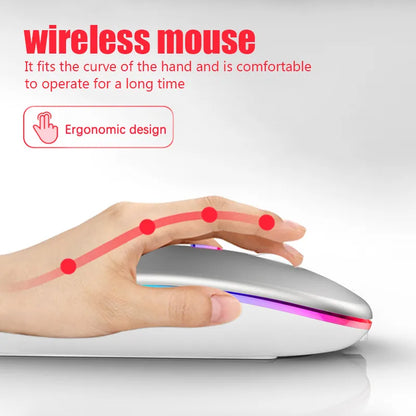 Wireless Rechargeable Mouse For Laptop