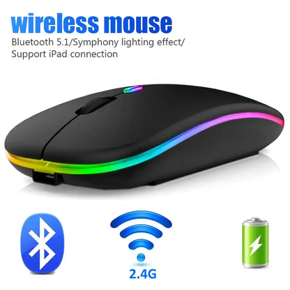 Wireless Rechargeable Mouse For Laptop