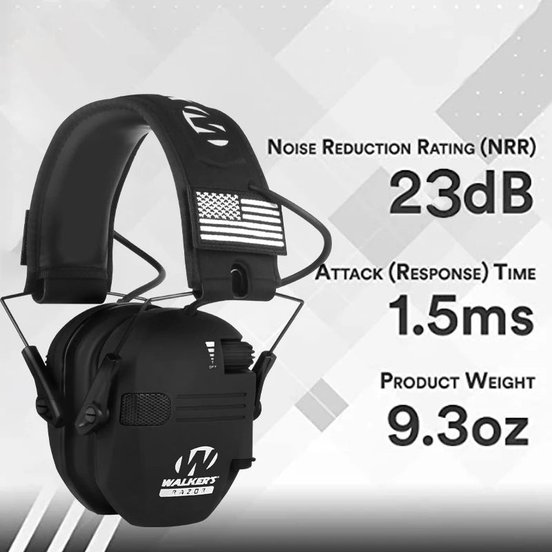 Foldable Tactical Electronic Shooting Earmuff Anti-noise Headphone