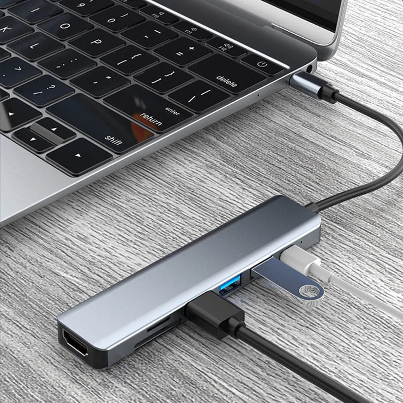 Mac Book USB C HUB Type C Splitter Docking Station Laptop Adapter