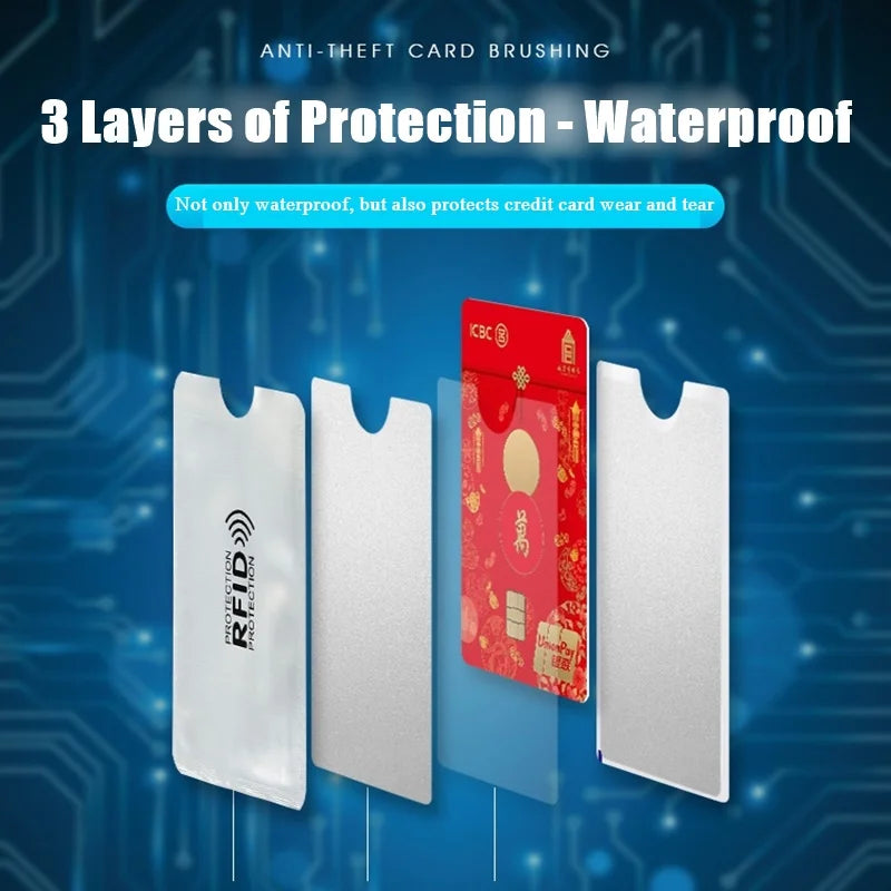 Anti Rfid Wallet Card Holder