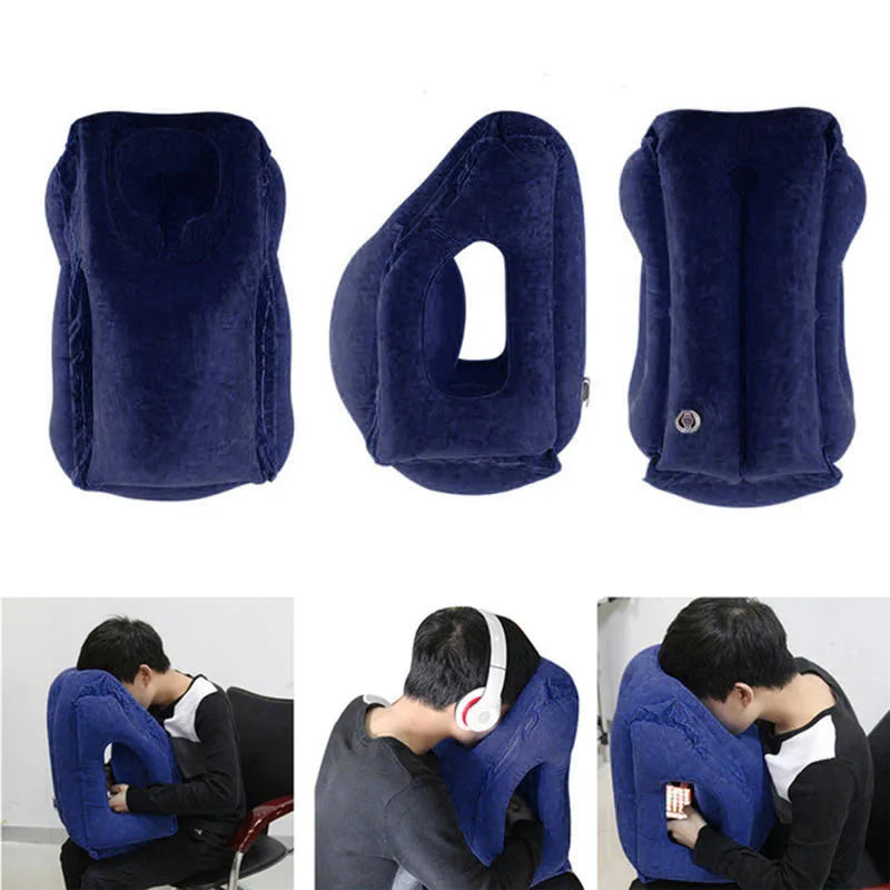 PVC Inflatable Air Travel Pillow