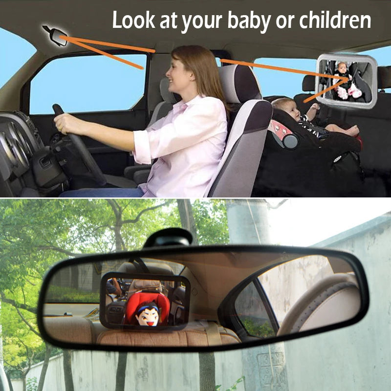 Adjustable Car Baby Back Seat