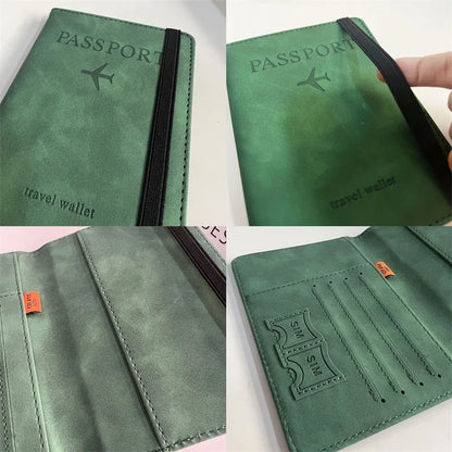 RFID Vintage Business Passport Holders