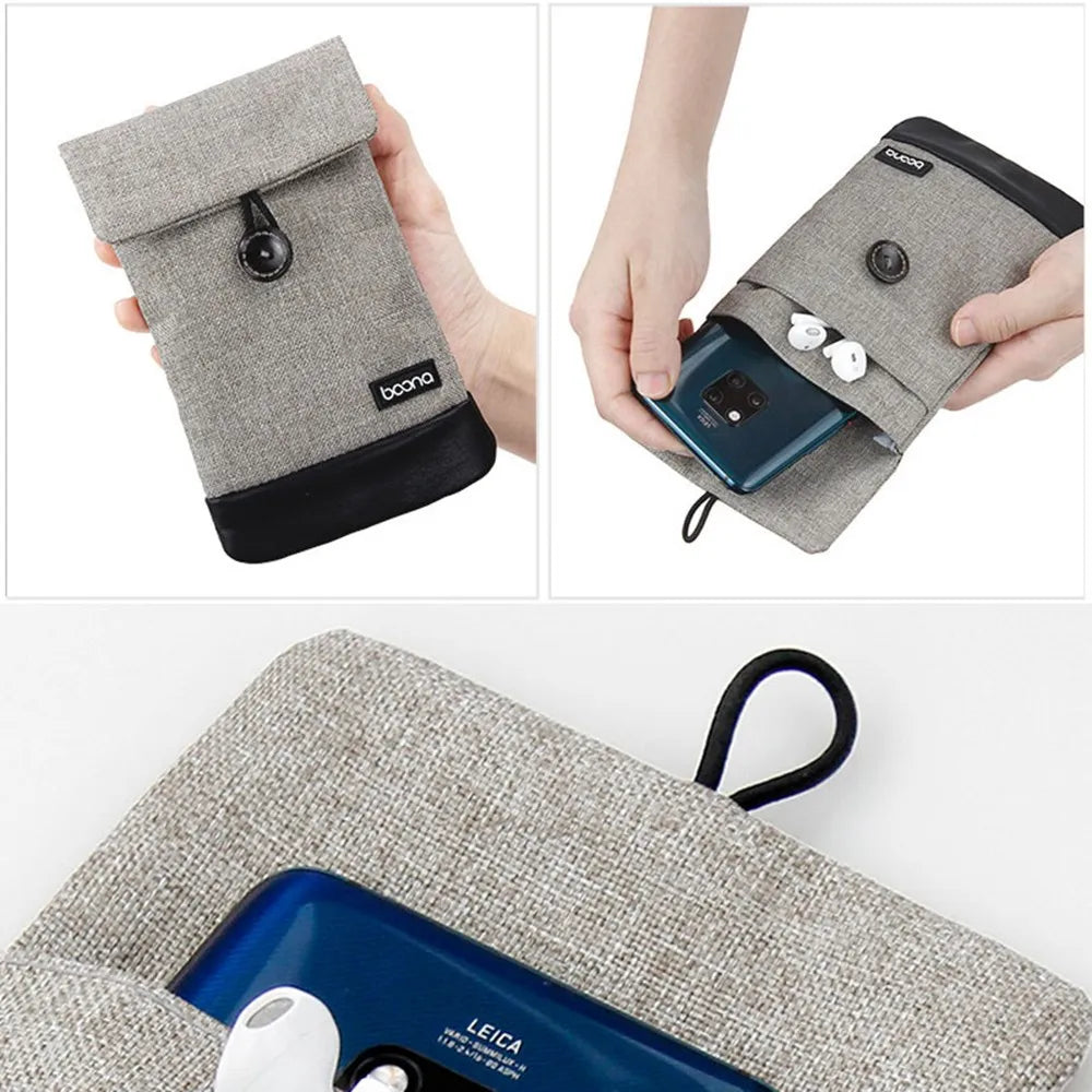 Travel Charger Mobile Phone Organizer Pouch