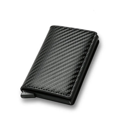 Carbon Fiber Slim Aluminum Card Holder