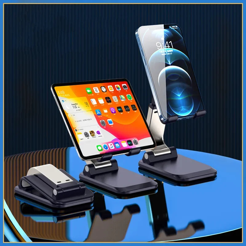 Foldable Metal Desktop Mobile Phone Stand