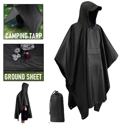 3 In 1 Outdoor Waterproof Rain Poncho