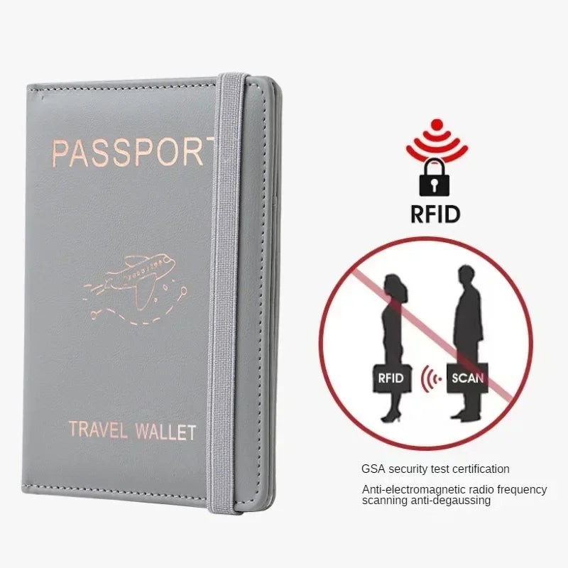 RFID Vintage Business Passport Covers Holder