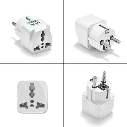 2/3 Pin Plug Adapter US To European