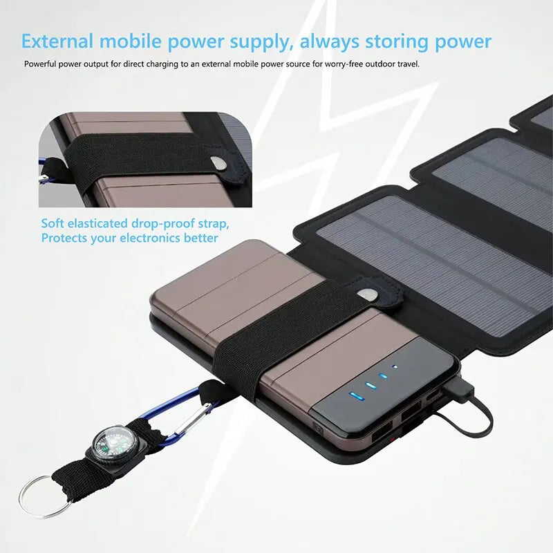 Outdoor Multifunctional Portable Foldable Solar Charging Panels