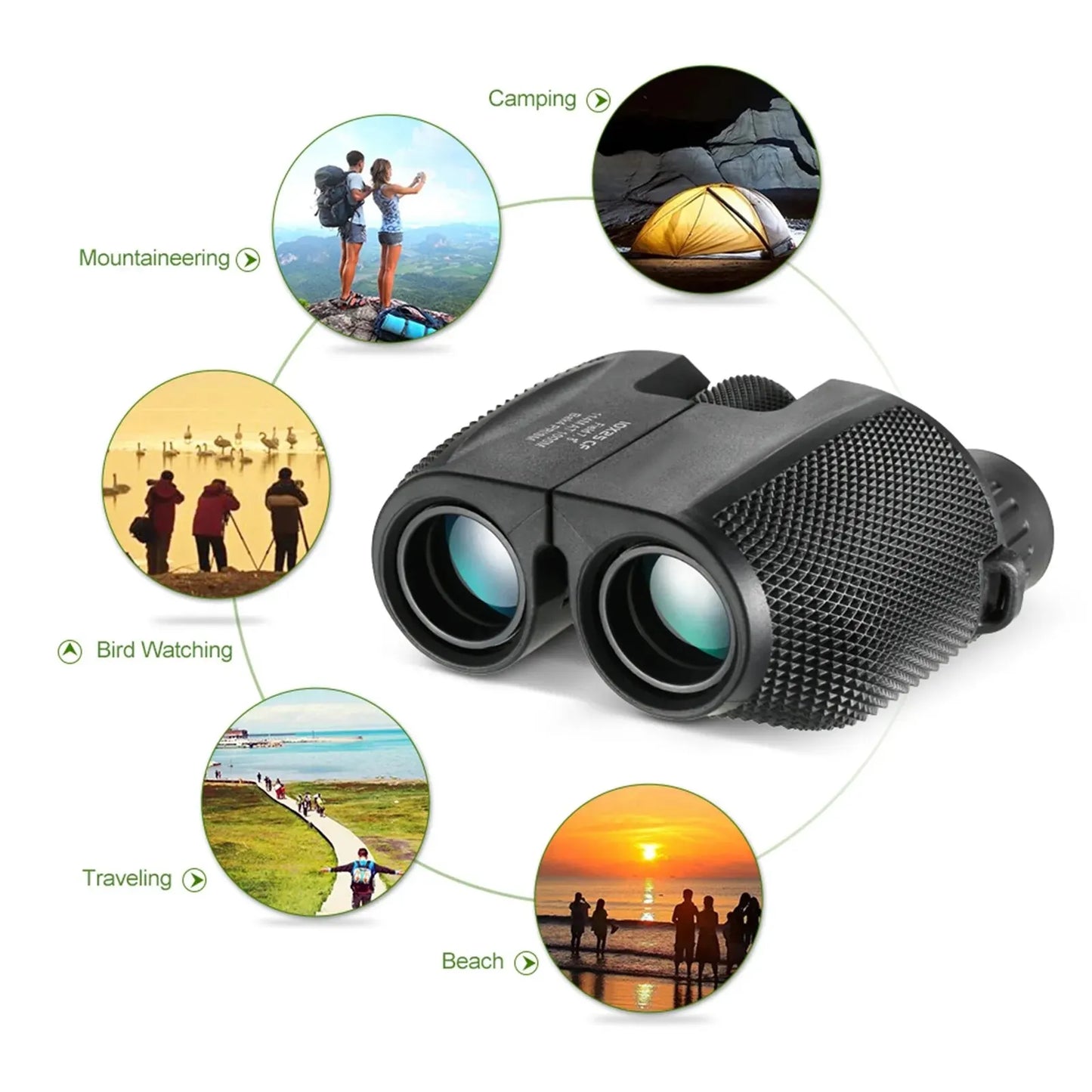 BAK4 10X25 HD Mini Binoculars