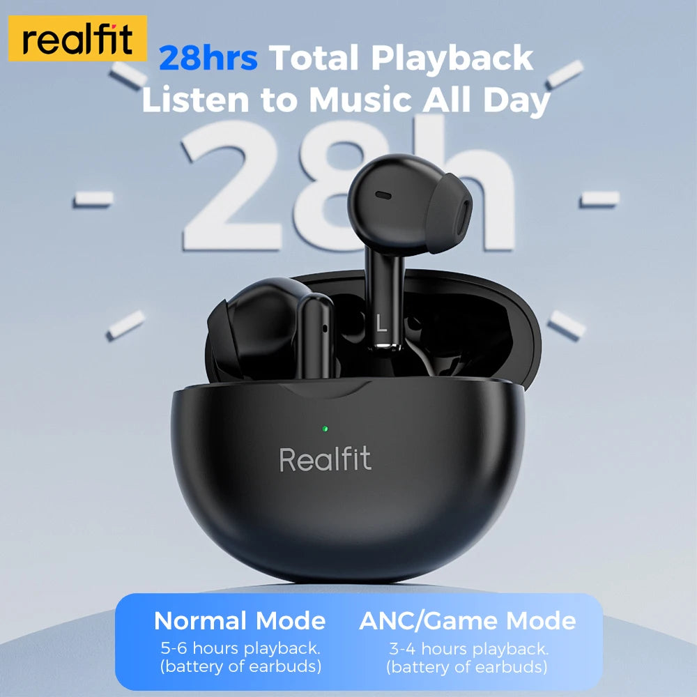 Pro Bluetooth Earbuds with ANC (Active Noise Cancellation)