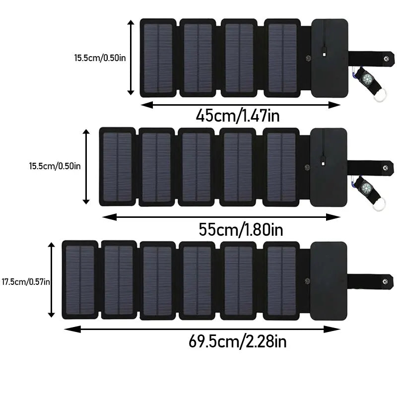 Outdoor Multifunctional Portable Foldable Solar Charging Panels