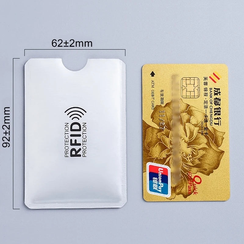 Anti Rfid Wallet Card Holder