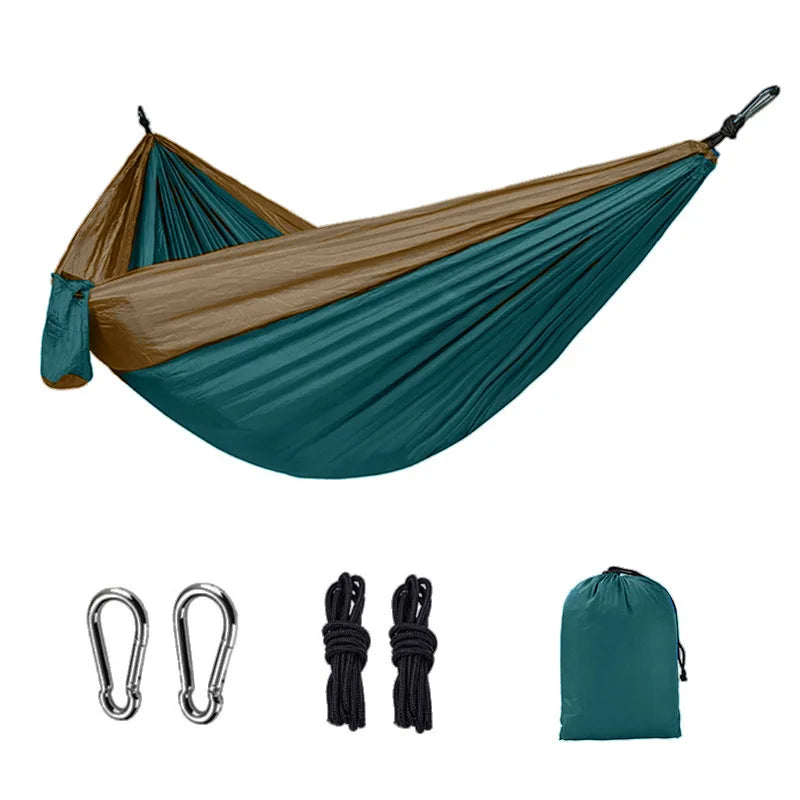 Single Person Portable Outdoor Camping Hammock With Nylon