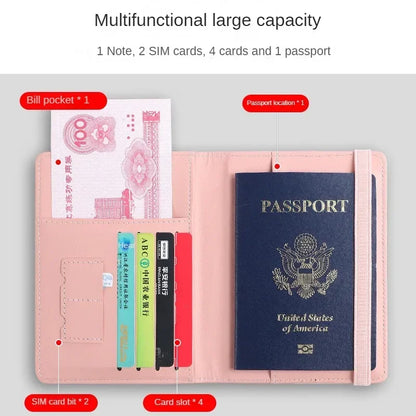 RFID Vintage Business Passport Covers Holder