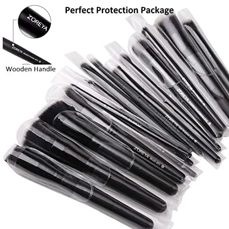 15 Pcs Luxury Black Makeup Professional Brush Set