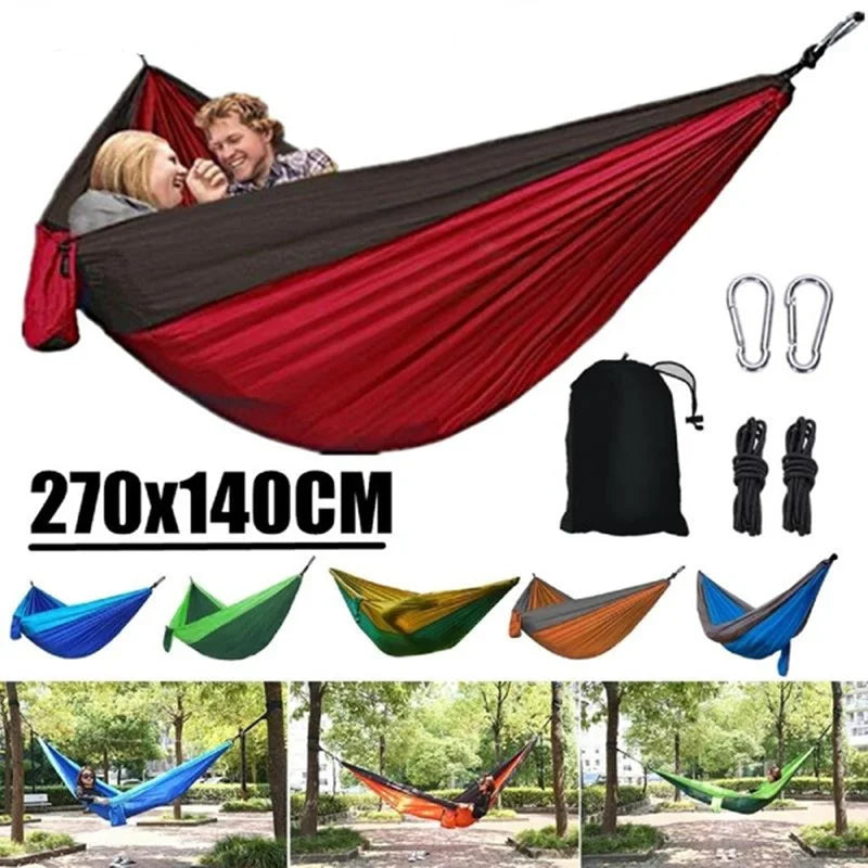 Single Person Portable Outdoor Camping Hammock With Nylon