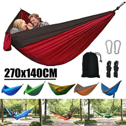 Single Person Portable Outdoor Camping Hammock With Nylon