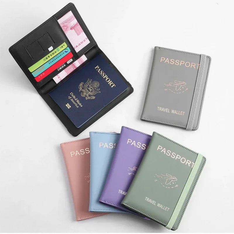 RFID Vintage Business Passport Covers Holder