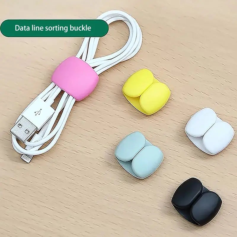 5Pcs/Lot Cable Winder Travel USB Clips