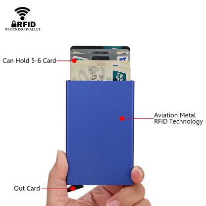 Rfid Smart Wallet Card Holder