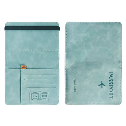 RFID Vintage Business Passport Covers