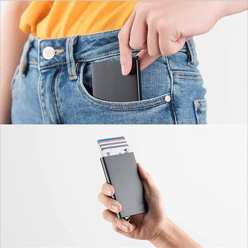 Rfid Smart Wallet Card Holder