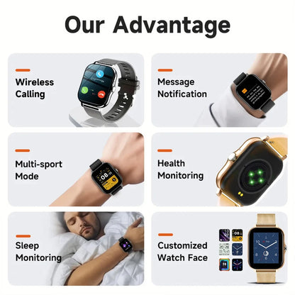 Digital Smartwatch Wristwatch for Men & Women