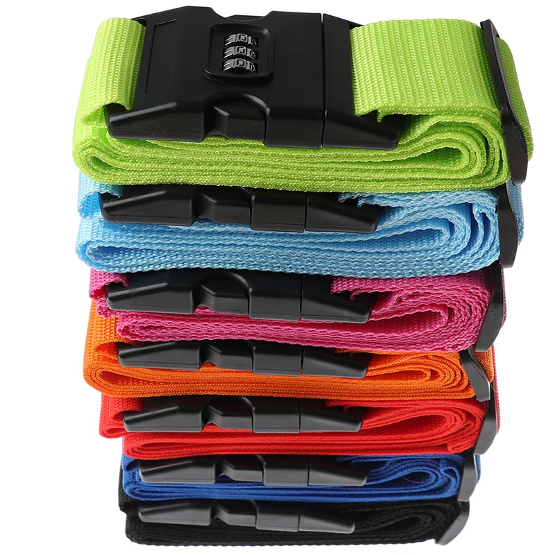 1Pc Travel Luggage Suitcase Secure Lock Strap Belt