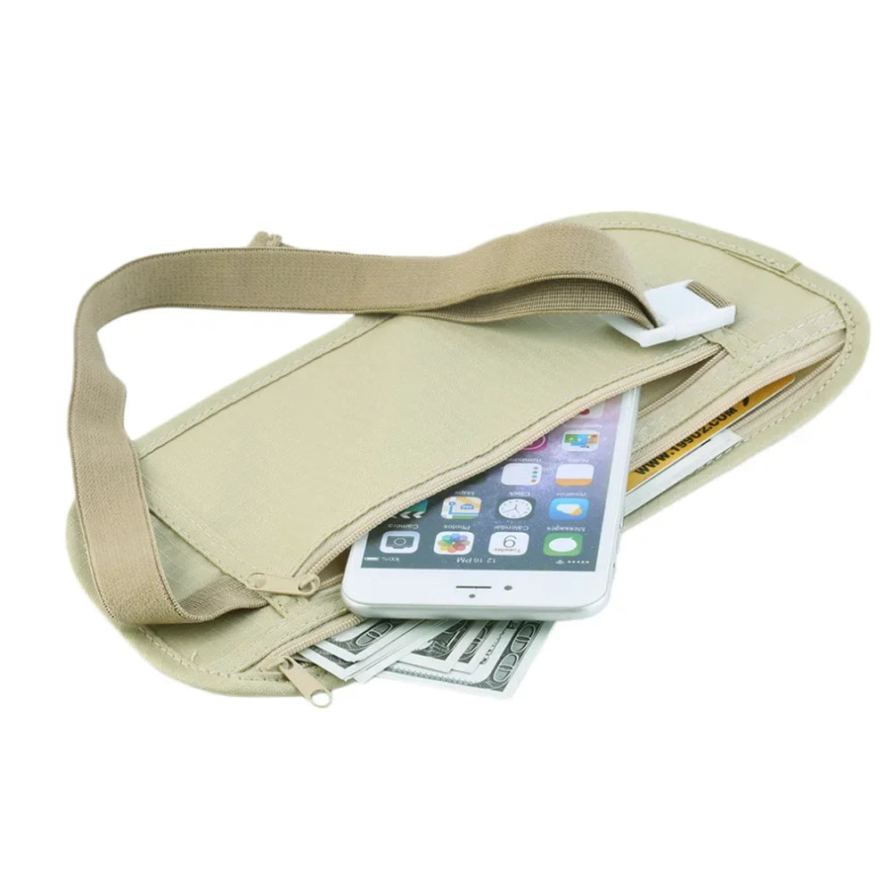 Invisible Travel Waist Packs Pouch