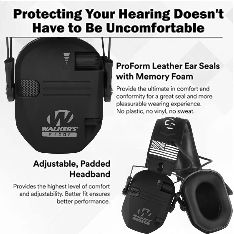 Foldable Tactical Electronic Shooting Earmuff Anti-noise Headphone