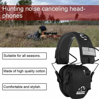 Foldable Tactical Electronic Shooting Earmuff Anti-noise Headphone