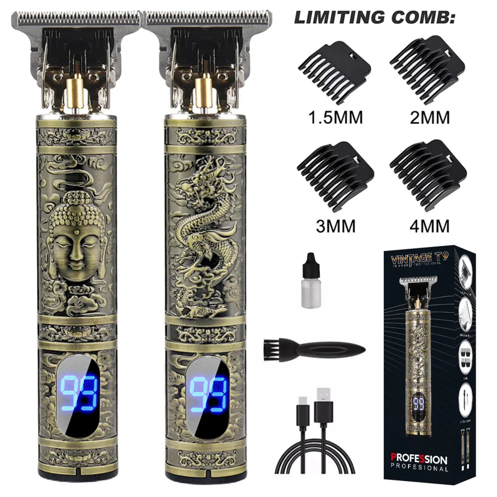 Men's LCD Display T9 Electric Shaver/Razor Hair Trimer