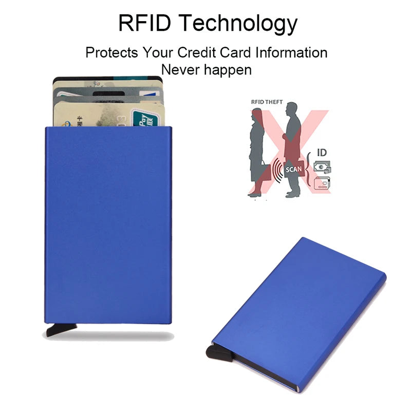 Rfid Smart Wallet Card Holder