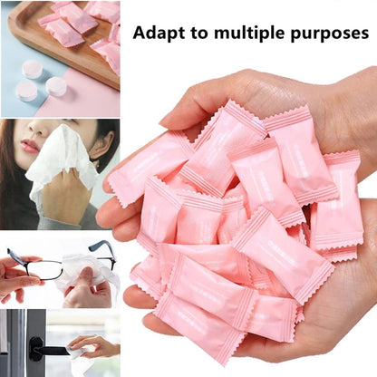 Mini Compressed Towel Disposable Capsules