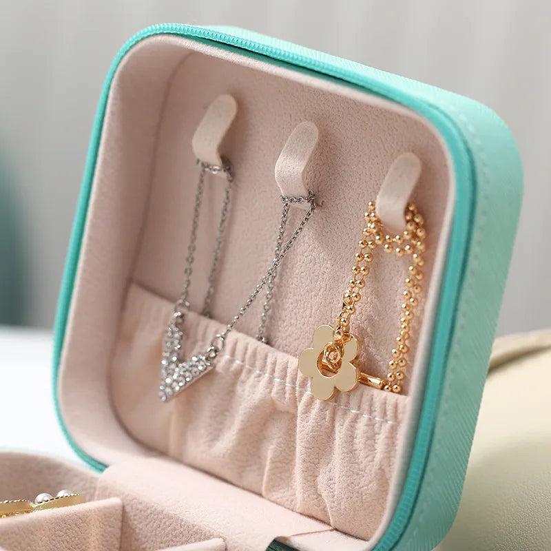 Portable Mini Jewelry Storage Box