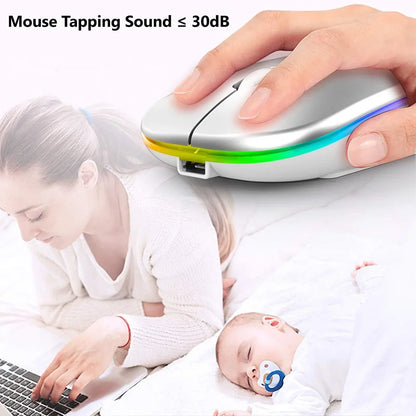 Wireless Rechargeable Mouse For Laptop